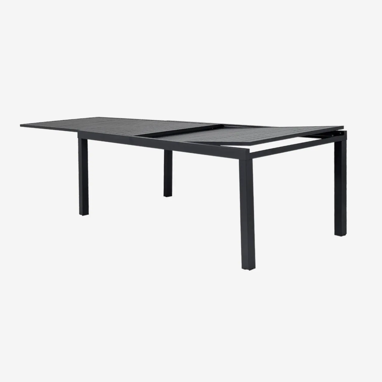 Mesa de jardim extensível em alumínio para 10-12 lugares