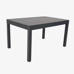 Mesa de jardim extensível em alumínio, 8 lugares