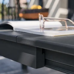 Mesa de jardim extensível em alumínio, 12 lugares