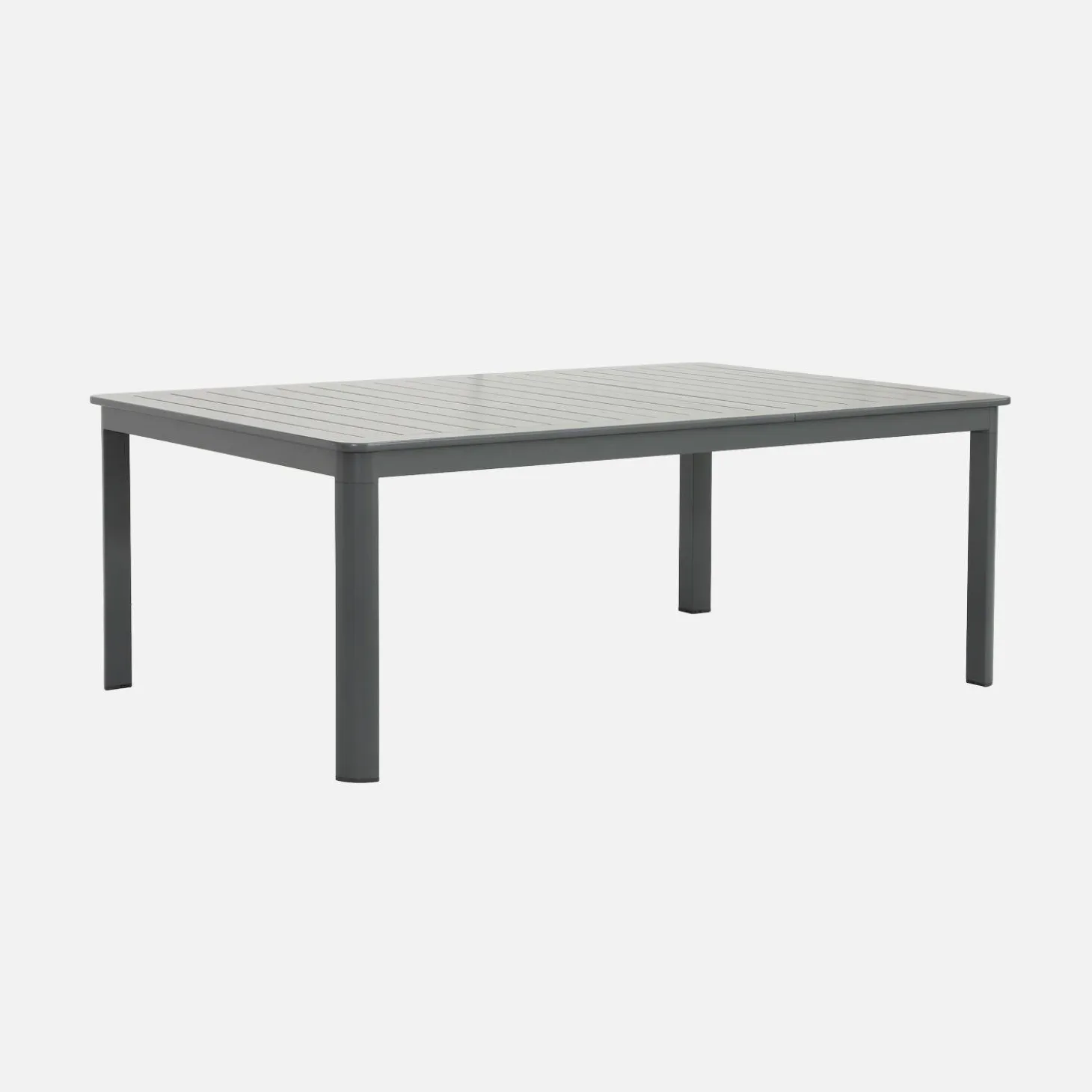 Mesa de jardim extensível em alumínio, 12 lugares
