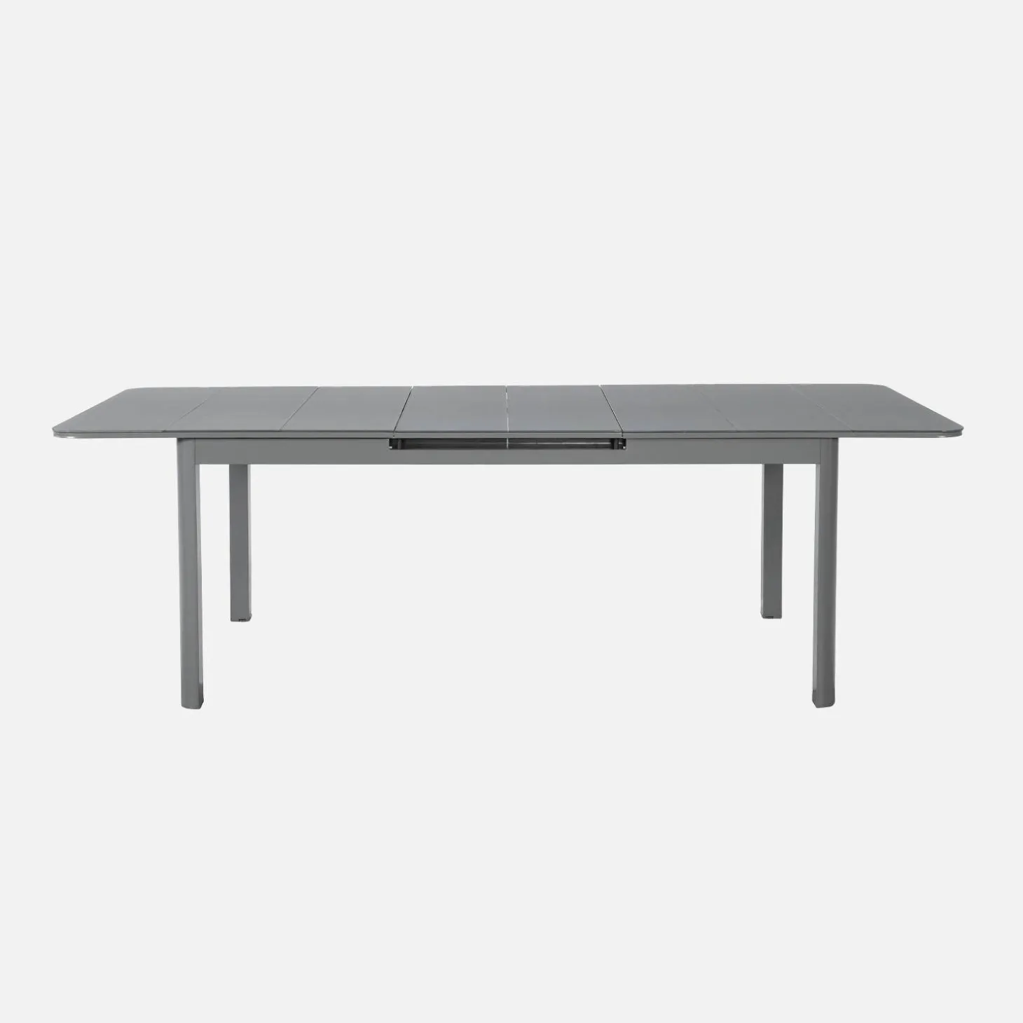 Mesa de jardim extensível em alumínio, 8 lugares