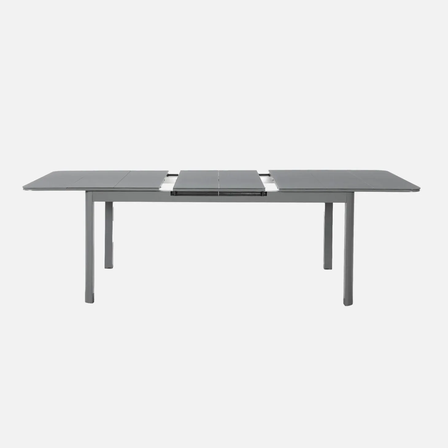 Mesa de jardim extensível em alumínio, 8 lugares