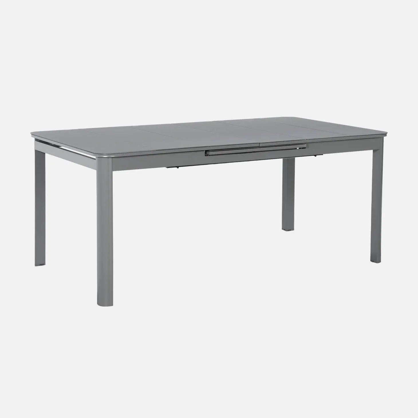 Mesa de jardim extensível em alumínio, 8 lugares