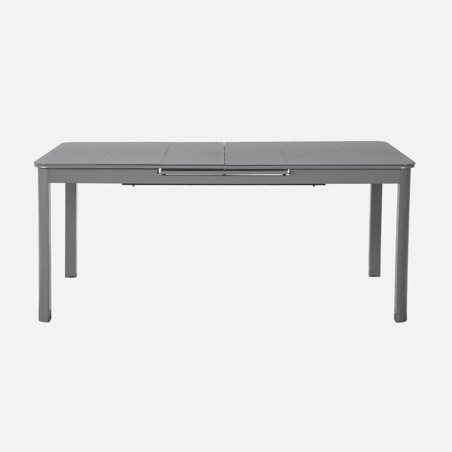 Mesa de jardim extensível em alumínio, 8 lugares