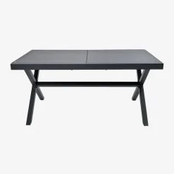 Mesa de jardim extensível em alumínio para 8 pessoas