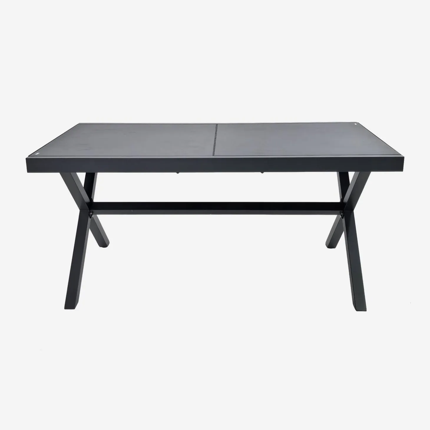 Mesa de jardim extensível em alumínio para 8 pessoas