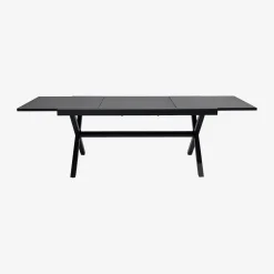 Mesa de jardim extensível em alumínio para 8 pessoas