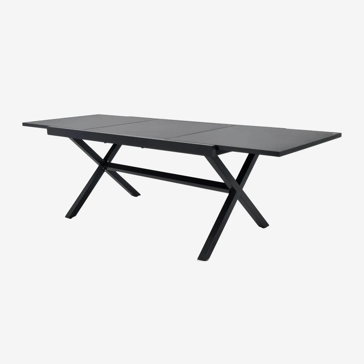 Mesa de jardim extensível em alumínio para 8 pessoas