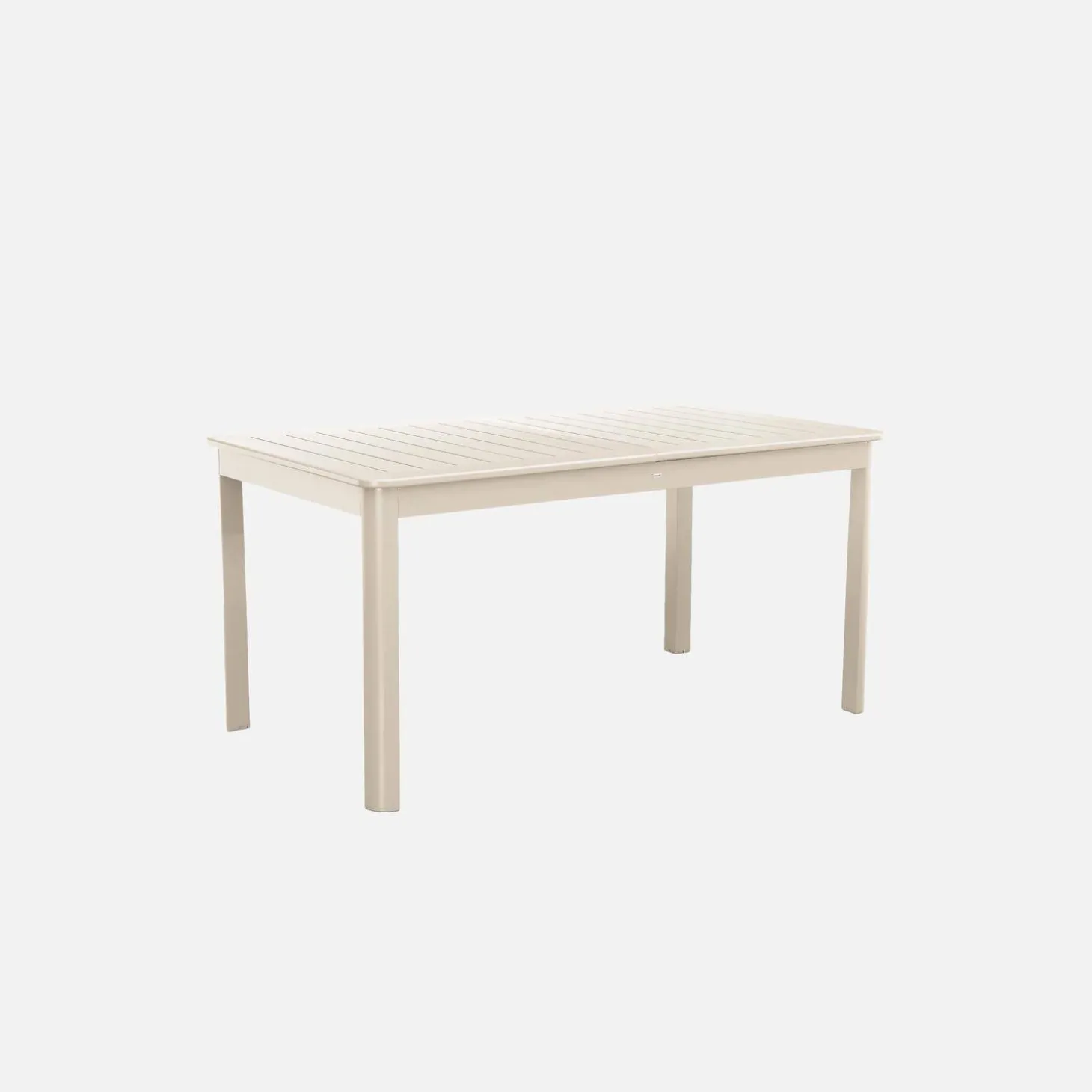 Mesa de jardim extensível em alumínio, 8 lugares