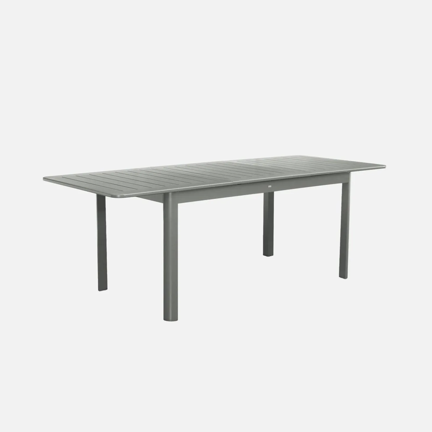 Mesa de jardim extensível em alumínio, 6 lugares