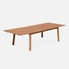 Mesa de jardim extensível em madeira de eucalipto, 10 a 12 lugares