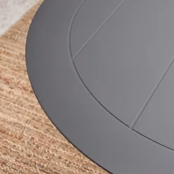 Mesa de jardim oval extensível em alumínio para 10 lugares