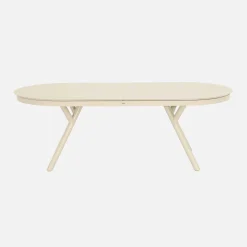 Mesa de jardim oval extensível em alumínio para 10 lugares