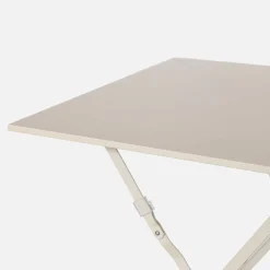 Mesa de jardim quadrada dobrável estilo bistrô, 2 lugares