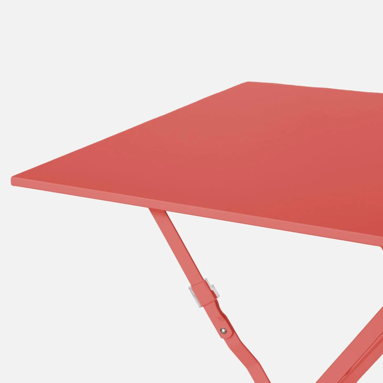 Mesa de jardim quadrada dobrável estilo bistrô, 2 lugares