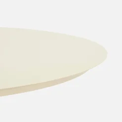 Mesa de jardim redonda de alumínio, 6 lugares