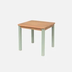 Mesa de madeira para crianças, 2 cadeiras