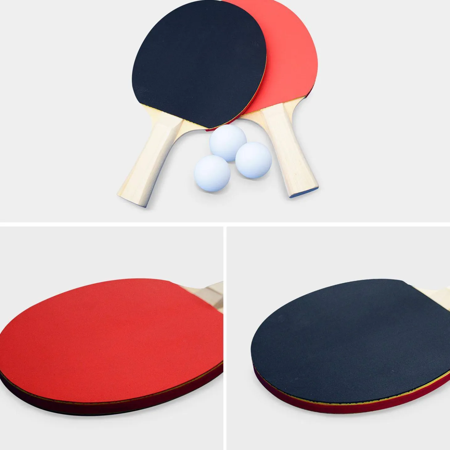 Mesa de ping pong dobrável externa com 4 raquetes e 6 bolas, 274,7cm