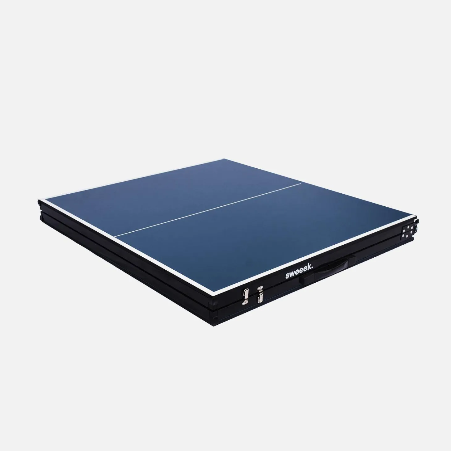 Mesa de ping pong exterior média com 2 raquetes e 3 bolas, 180 cm