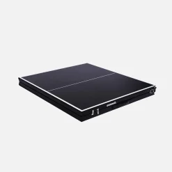 Mesa de ping pong exterior média com 2 raquetes e 3 bolas, 180 cm