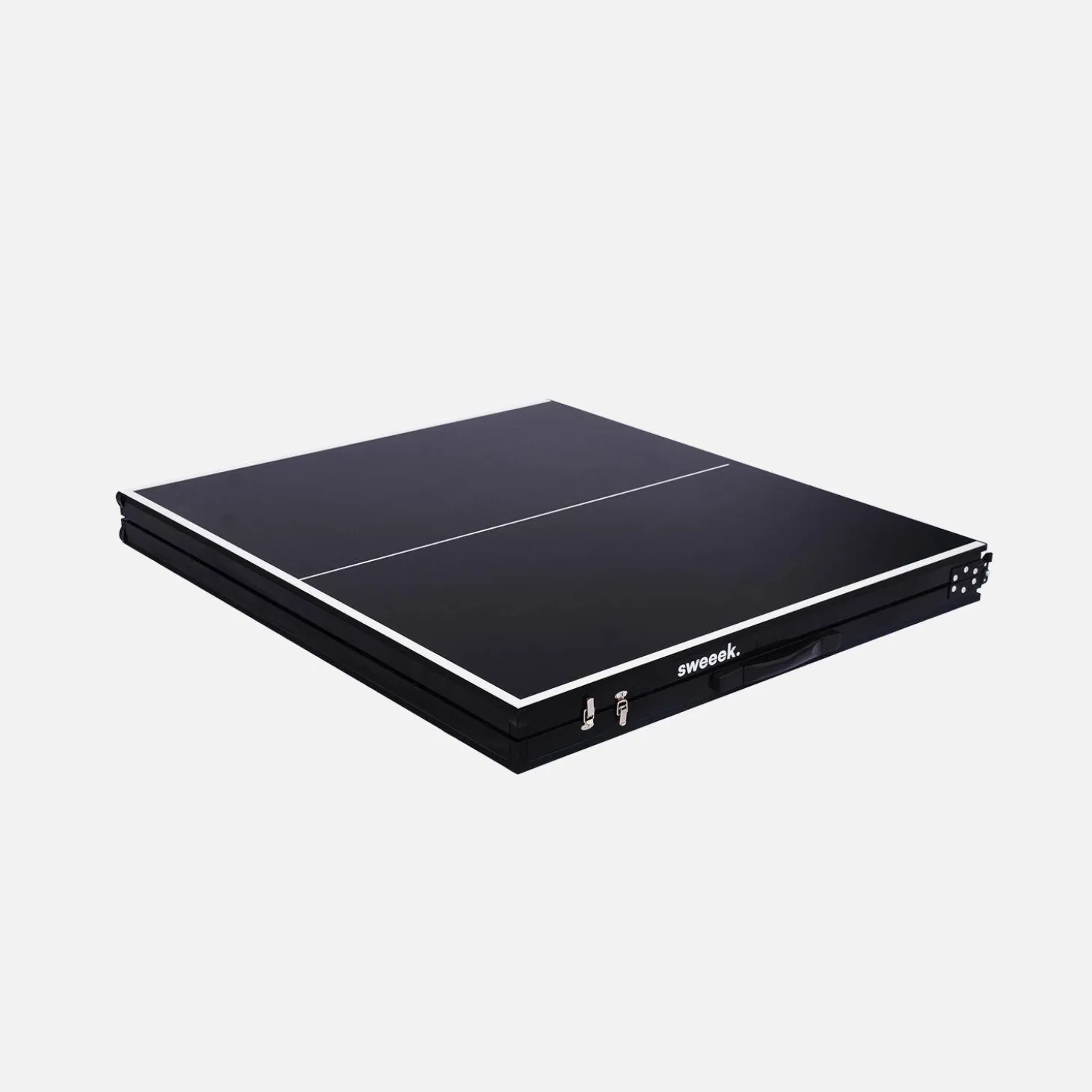 Mesa de ping pong exterior média com 2 raquetes e 3 bolas, 180 cm