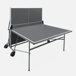 Mesa de ping pong externa com 2 raquetes 3 bolas + capa de proteção, 274,7cm