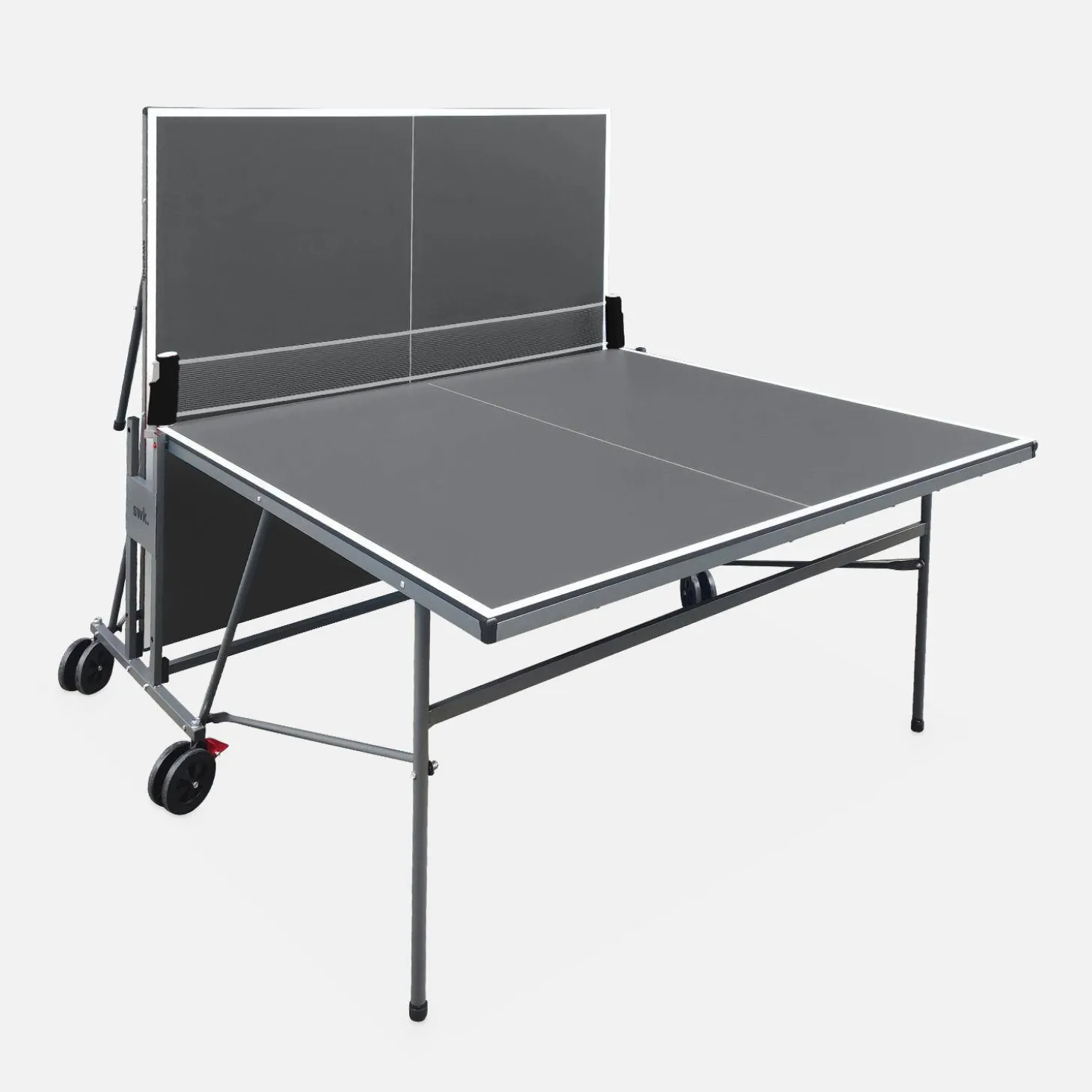 Mesa de ping pong externa com 2 raquetes 3 bolas + capa de proteção, 274,7cm