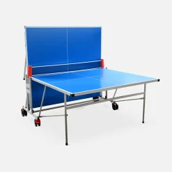 Mesa de ping pong externa com 2 raquetes 3 bolas + capa de proteção, 274,7cm
