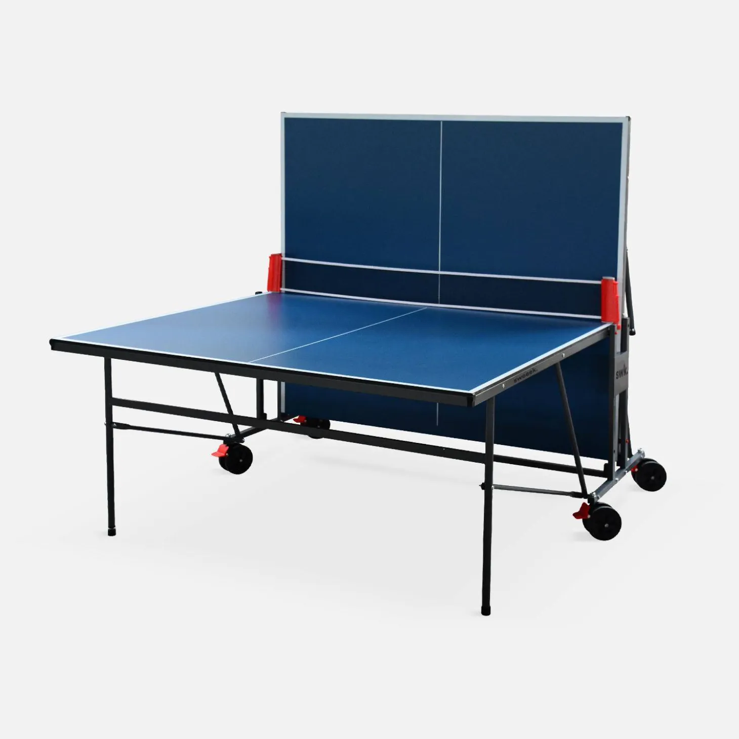 Mesa de ping pong interior com 2 raquetes 3 bolas + capa de proteção, 274cm