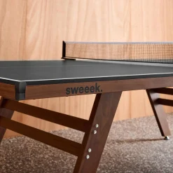 Mesa de ping pong interna deluxe com 2 raquetes e 3 bolas, 273.5cm