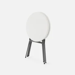Mesa dobrável para eventos alta em aço, set de 4