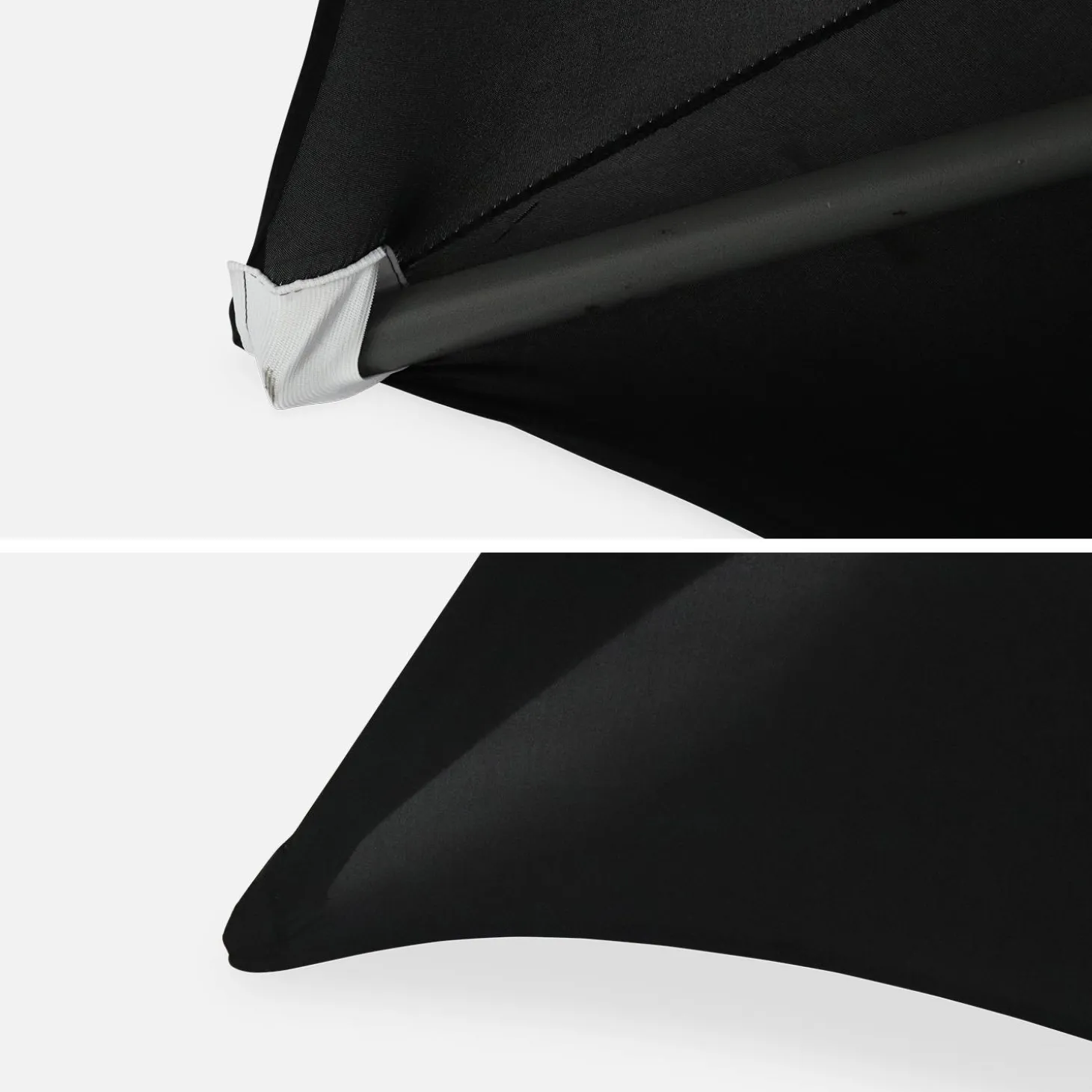 Mesa dobrável para eventos alta com capa de proteção, set de 2