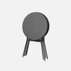 Mesa dobrável para eventos alta em aço, set de 4