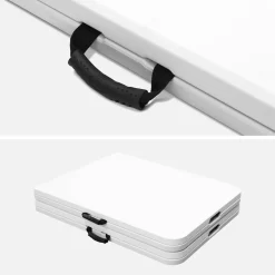 Mesa dobrável para eventos em plástico, set de 2