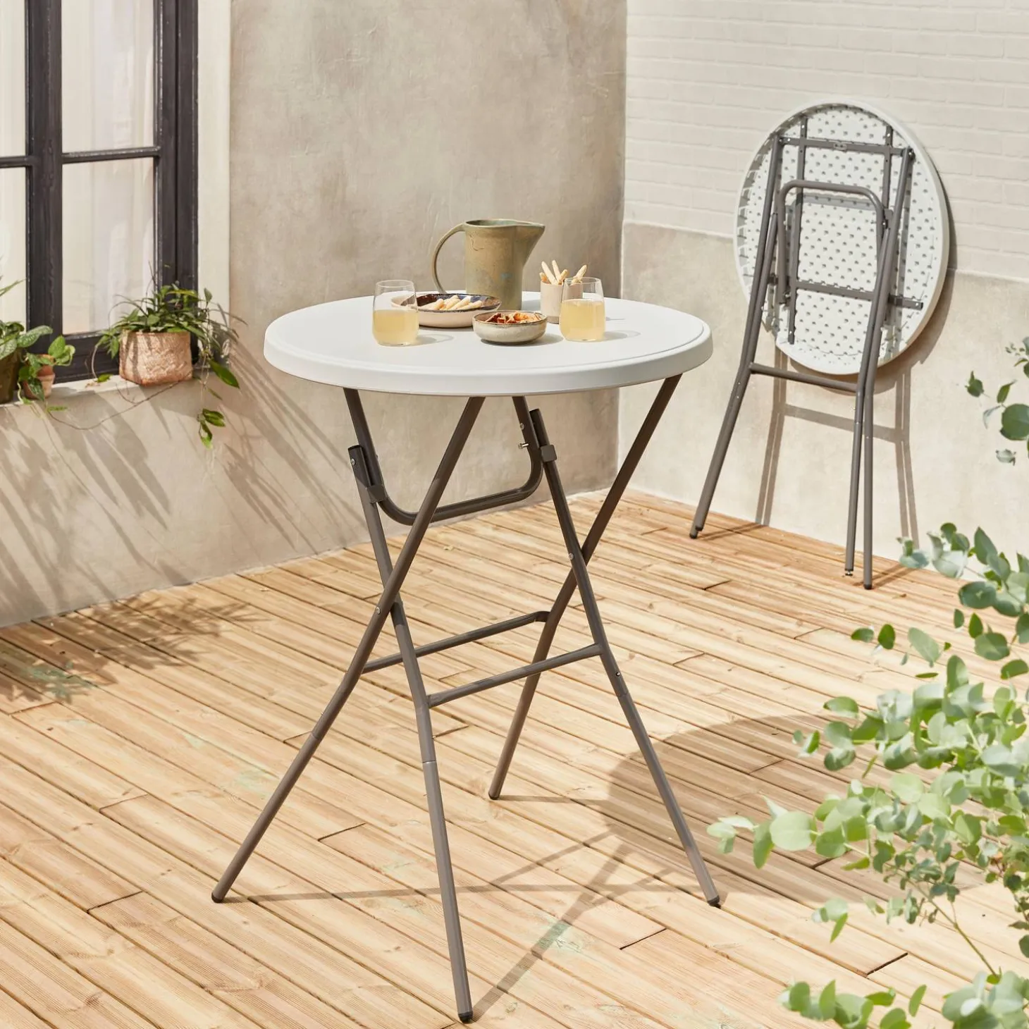 Mesa dobrável para eventos, set de 2