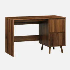 Mesa escandinava de madeira com 2 gavetas