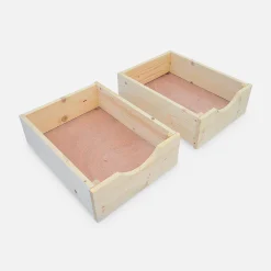 Mesa para vasos com 2 gavetas