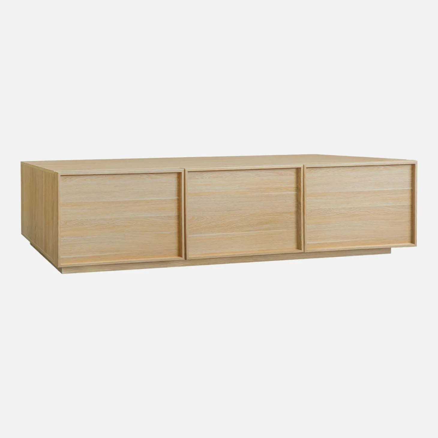 Móvel TV efeito madeira 3 portas, 180cm