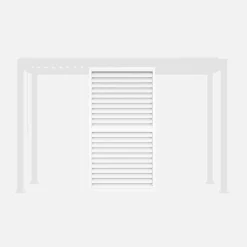 Persiana com lâminas ajustáveis 1.3m para pérgola bioclimática 3x4m