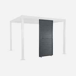 Persiana com lâminas ajustáveis 1m para pérgola bioclimática de alumínio
