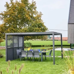 Persiana com lâminas ajustáveis 1m para pérgola bioclimática de alumínio