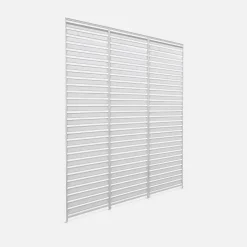 Persiana de aluminio horizontal 1.3m para pérgola bioclimática, set de 3