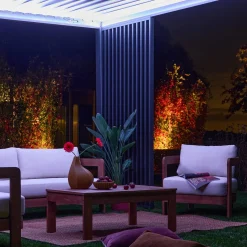 Persiana de aluminio vertical 1m para pérgola bioclimática 3x3m, 3x4m, 3x6m