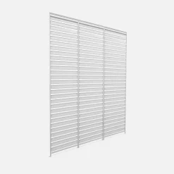 Persiana de alumínio horizontais 1m para pérgola bioclimática, set de 3