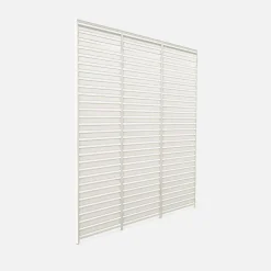 Persiana de alumínio horizontais 1m para pérgola bioclimática, set de 3