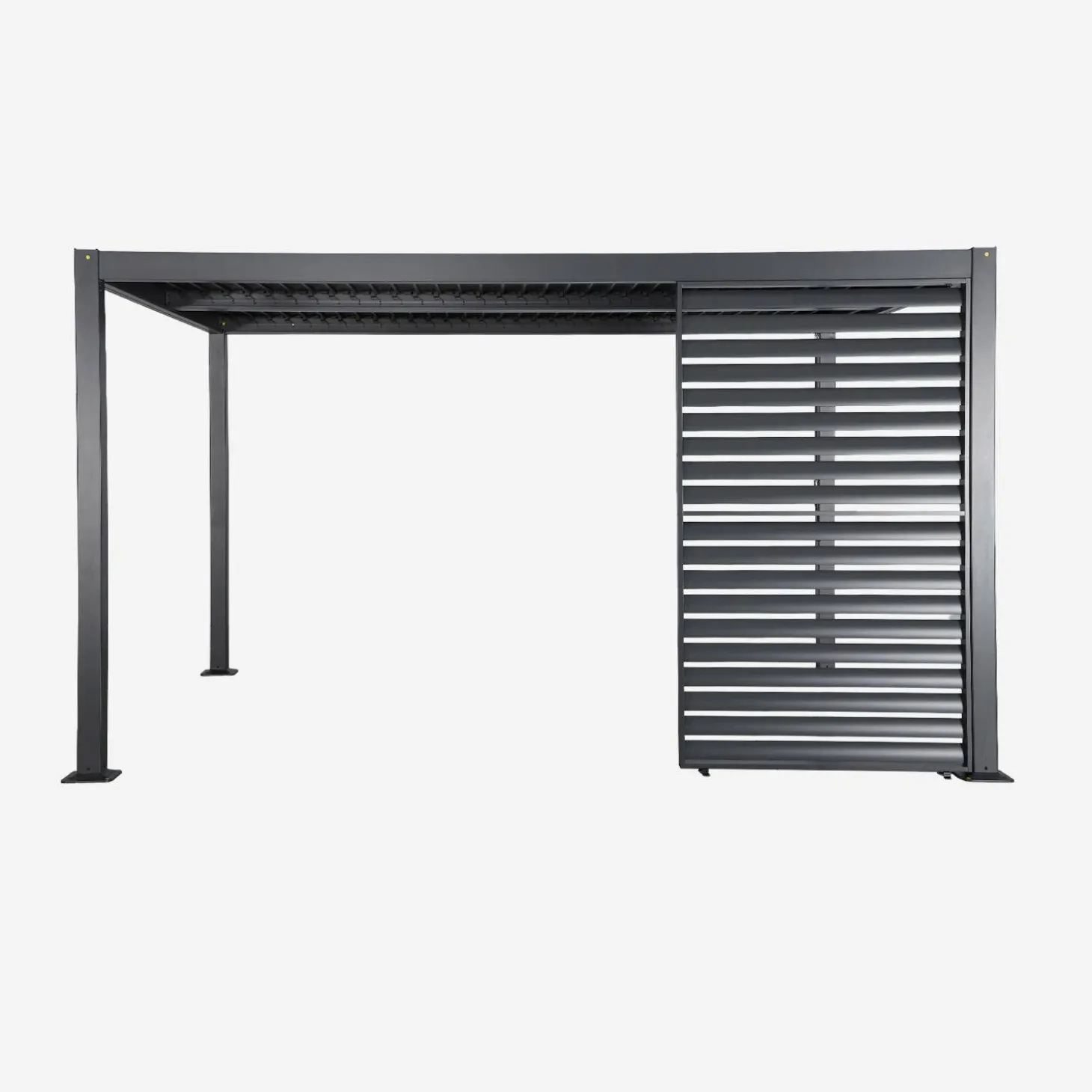 Persiana de 1.3m para pérgola bioclimática de alumínio