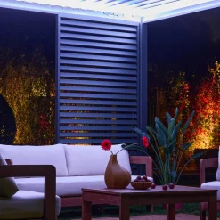 Persianas de alumínio horizontais 1.3m para pérgola bioclimática