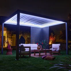 Persianas de alumínio horizontais 1.3m para pérgola bioclimática