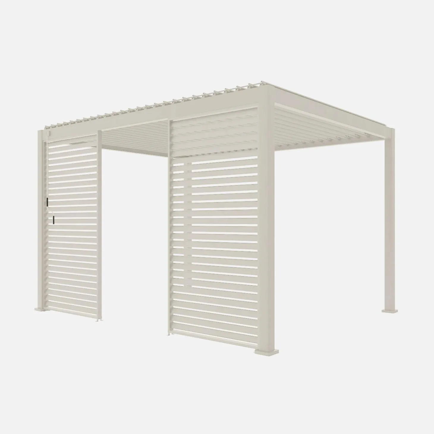 Persianas de alumínio horizontais 1.3m para pérgola bioclimática