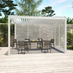 Persianas de alumínio horizontais 1.3m para pérgola bioclimática